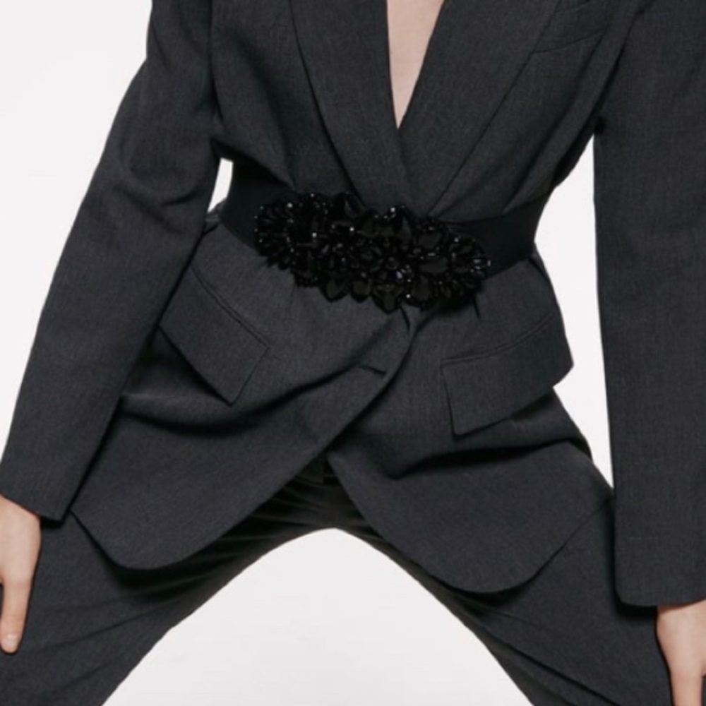 ZARA Gem Stretch Belt